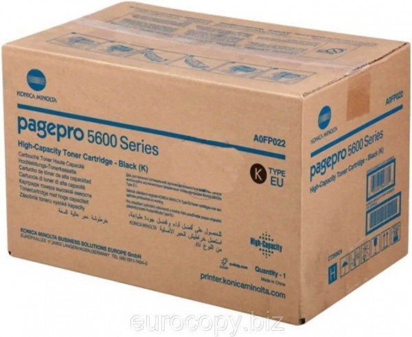 Картридж Konica-Minolta (A0FP022) оригинальный для принтера Konica-Minolta PagePro 5650, black, увеличенный, 19000 стр.
