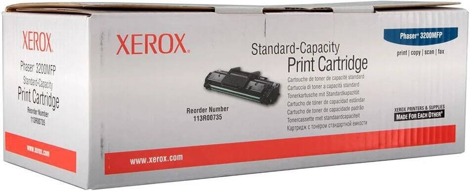 Картридж Xerox 113R00735 оригинальный для Xerox Phaser 3200MFP, black, (2000 страниц)