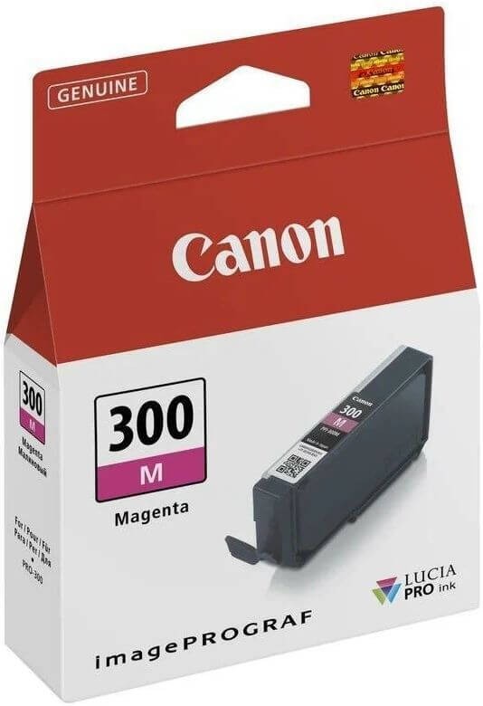 Картридж Canon PFI-300M 4195C001 оригинальный для Canon ImagePrograf PRO-300, пурпурный (magenta), 14мл