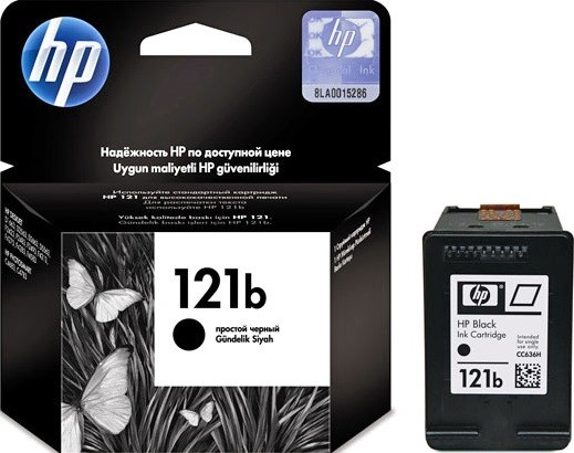 Картридж HP DJ F4213/D2563 (CC636HE) черный №121b (экономичный для текста)