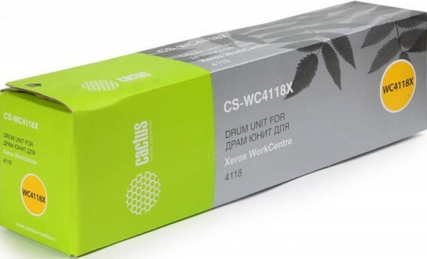 Картридж Cactus 113R00671 (CS-WC4118X) для принтеров Xerox WorkCentre 4118/ M20/ C20 черный 20000 страниц