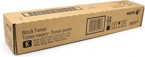 Картридж Xerox 006R01517 оригинальный для Xerox WorkCentre 7525/ 7530/ 7535/ 7545/ 7556/ 7800/ 7830/ 7835/ 7845/ 7855, black, (26000 страниц)