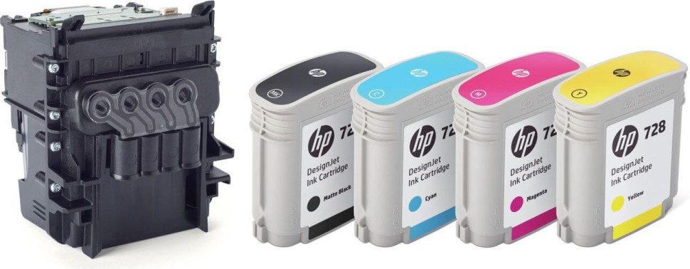 Комплект замены печатающей головки HP F9J81A (№729) Printhead Replace Kit оригинальный для принтера HP DesignJet T830/ T730