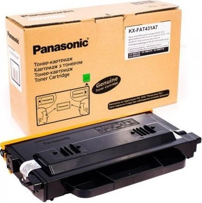 Картридж Panasonic KX-FAT431A/ KX-FAT431A7 оригинальный для Panasonic KX-MB2230/ MB2270/ MB2510/ MB2540, чёрный, 6000 стр.