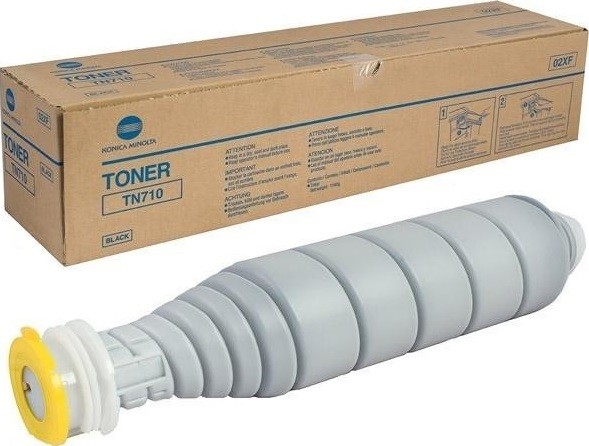 Картридж Konica-Minolta TN-710 (02XF) оригинальный для принтера Konica-Minolta bizhub 600/ 601/ 750/ 751, чёрный, 55000 стр.
