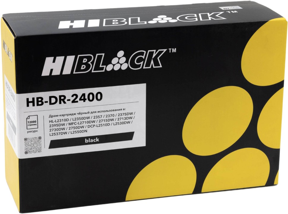 Драм-юнит Hi-Black DR-2400 (HB-DR-2400) для Brother HL-L2310D/ L2350DW/ MFC-L2710DW/ DCP-L2510D, 12000 стр.