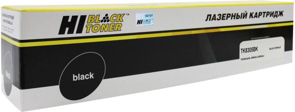 Картридж Hi-Black (HB-TK-8305Bk) для Kyocera-Mita TASKalfa 3050ci/ 3051/ 3550, Bk, 25K