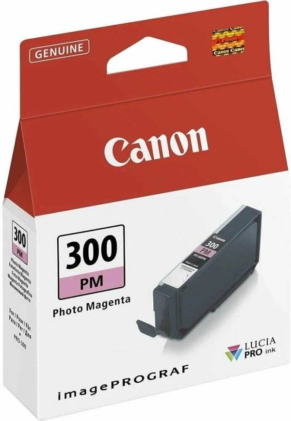Картридж Canon PFI-300PM 4198C001 оригинальный для Canon ImagePrograf PRO-300, фото пурпурный (photo magenta), 14мл