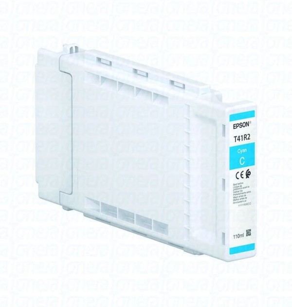 Картридж Epson C13T41R240 (T41R2) Cyan оригинальный для Epson SureColor SC-T3400/ SC-T3405/ SC-T5400/ SC-T5405, голубой, 110мл