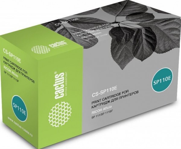 Картридж Cactus SP110E (CS-SP110E) для принтеров Ricoh Aficio SP 111/ SP 111SF черный 2000 страниц