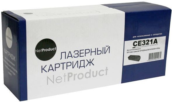 Картридж NetProduct (N-CE321A) для HP CLJ Pro CP1525/ CM1415, C, 1,3K