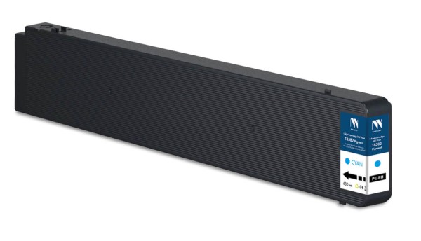 Картридж NV Print T8582 Cyan совместимый для Epson WorkForce Enterprise WF-C20590/ WF-C20590 D4TWF, голубой, 50000 стр.