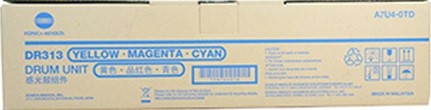 Фотобарабан Konica-Minolta DR-313 (A7U40TD) Y/M/C оригинальный для принтера Konica-Minolta bizhub C258/ C308/ C368, цветной, 90000 стр.