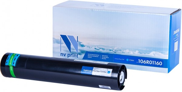Тонер-картридж NVP совместимый Xerox 106R01160 Cyan для Phaser 7760 (25000k)
