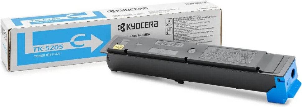 Картридж Kyocera TK-5205C (1T02R5CNL0) оригинальный для принтера Kyocera TASKalfa 356ci cyan (12000 стр.)