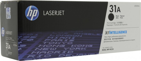 Картридж HP CF231A (31A) оригинальный для принтера HP LaserJet Ultra M230sdn black, 5000 страниц