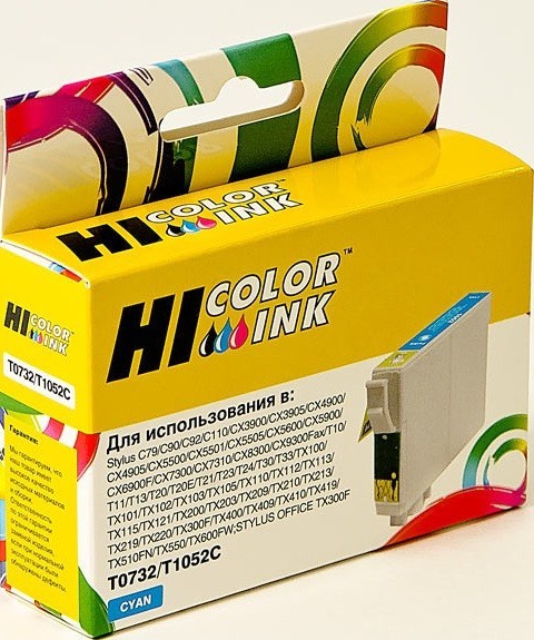 Картридж Hi-Black (HB-T0732) для Epson Stylus C79/ C110/ T40W/ TX200/ 400/ TX600FW, C