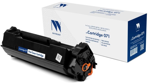 Картридж NV Print 071 (NV-071) для Canon i-SENSYS LBP121/ LBP122/ MF271/ MF272/ MF273/ MF274/ MF275, чёрный, 1200 стр.