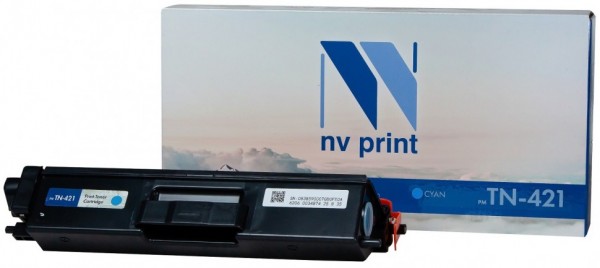 Картридж NV Print TN-421 Cyan для принтеров Brother HL-L8260/ MFC-L8690/ DCP-L8410, 1800 страниц