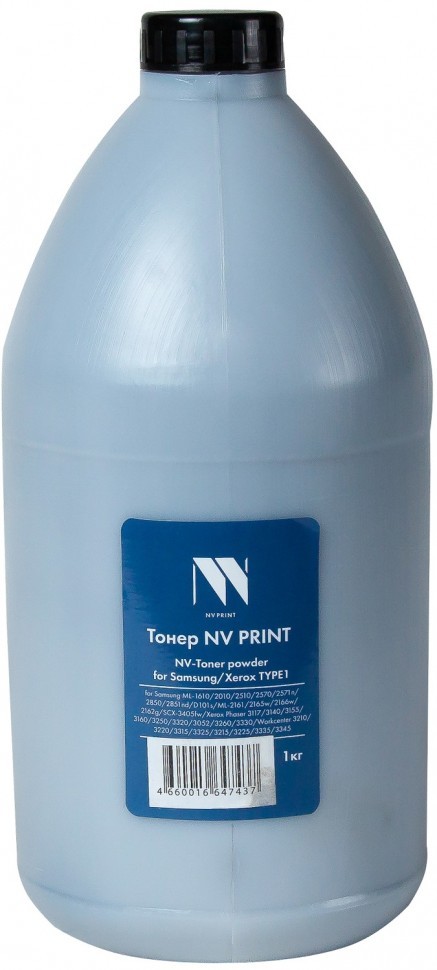 Тонер NV Print NV-SM/XR-TYPE1-1KG для принтеров Samsung/Xerox TYPE1, 1кг