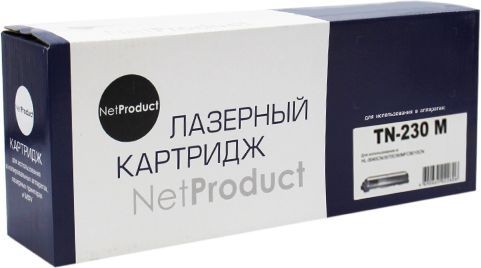 Тонер-картридж NetProduct (N-TN-230M) для Brother HL-3040CN/ 3070CW/ MFC9010CN, M, 1,4K