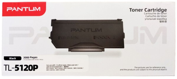 Картридж Pantum TL-5120P замена TL-5120 оригинальный для Pantum BP5100DN/ BP5100DW/ BM5100ADN/ BM5100ADW/ BM5100FDN/ BM5100FDW, чёрный, 3000 стр.