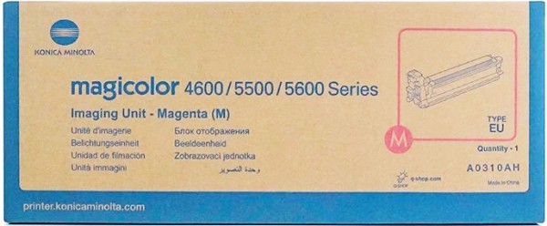 Блок проявки Konica-Minolta A0310AH Imaging Unit Magenta оригинальный для Konica-Minolta MagiColor 4650/ 4690/ 5550/ 5570/ 5650/ 5670, пурпурный, 30000 стр.