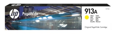 Картридж HP 913A (F6T79AE) оригинальный для Pagewide 352/ 377/ 452/ 477 & P55250/ MFP P57750, желтый, 3000стр.