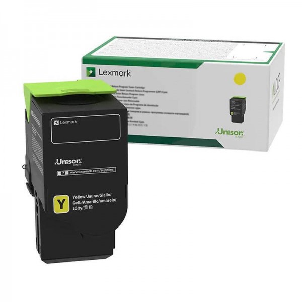 Картридж Lexmark 78C5XYE оригинальный для Lexmark CS421/ CS521/ CS622/ CX421/ CX522/ CX622/ CX625, yellow, увеличенный, 5000 стр.