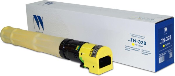 Картридж NV Print TN-328Y (NV-TN-328Y) для Konica-Minolta bizhub C250i/ C300i/ C360i, жёлтый, 28К
