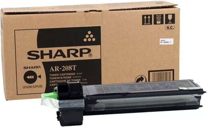 Картридж Sharp (AR-208T/AR208T) оригинальный для Sharp AR-203/ AR-5420/ AR-M201, чёрный, 8 000 стр.