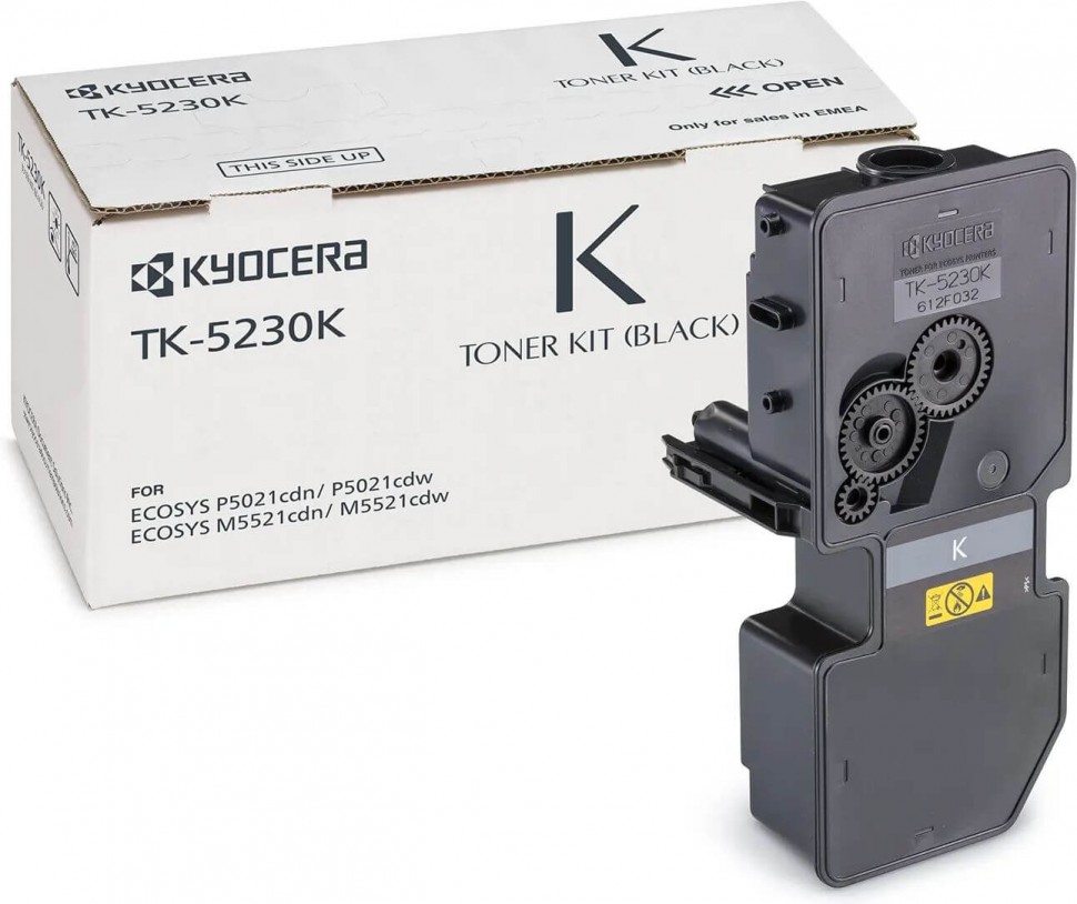 TK-5230K (1T02R90NL0) оригинальный картридж Kyocera для принтера Kyocera P5021cdn/cdw, M5521cdn/cdw black (2600 стр.)