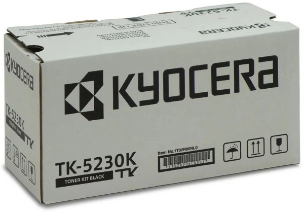 Картридж Kyocera TK-5230K (1T02R90NL0) Black оригинальный для Kyocera ECOSYS P5021cdn/ P5021cdw/ M5521cdn/ M5521cdw, чёрный, увеличенный, 2600 страниц