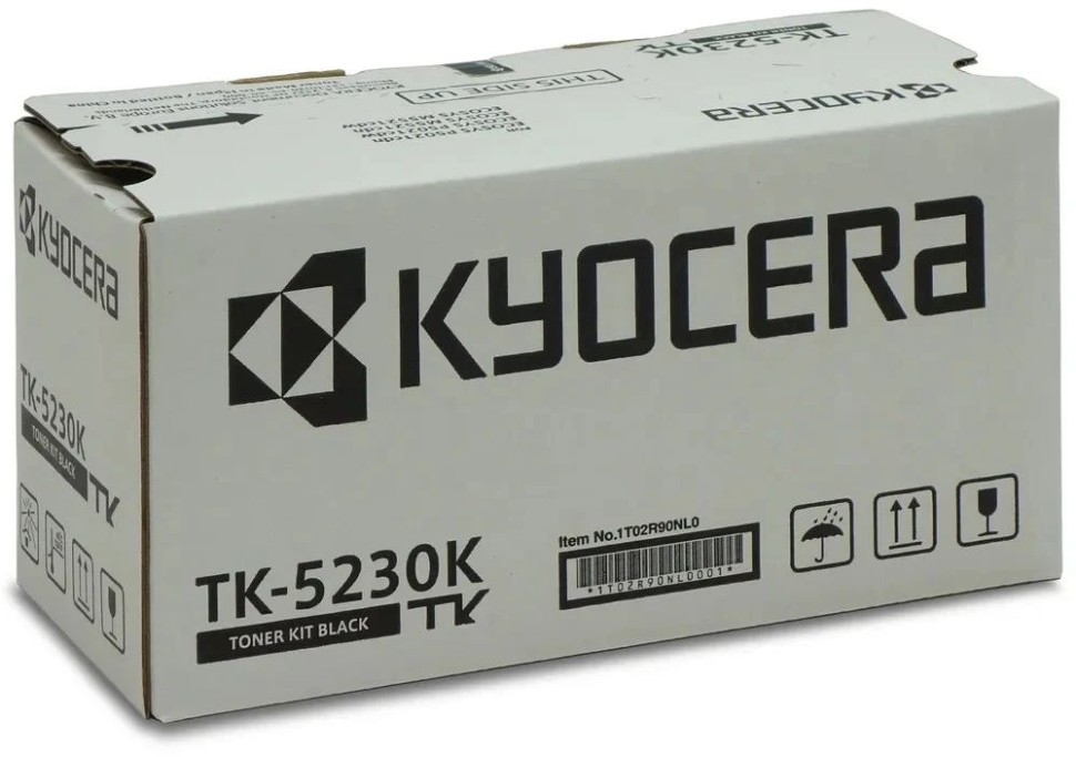 Картридж Kyocera TK-5230K (1T02R90NL0) Black оригинальный для Kyocera ECOSYS P5021cdn/ P5021cdw/ M5521cdn/ M5521cdw, чёрный, увеличенный, 2600 страниц