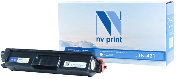 Картридж NV Print TN-421 Yellow для принтеров Brother HL-L8260/ MFC-L8690/ DCP-L8410, 1800 страниц