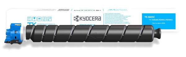 Картридж Kyocera TK-8605C (1T0C2MCNL1) Cyan оригинальный для Kyocera TASKalfa MZ2501ci/ MZ3501ci, голубой, увеличенный, 20000 страниц