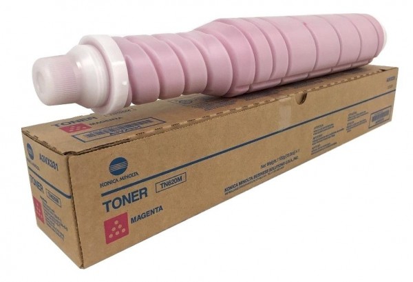 Картридж Konica-Minolta TN-620М (A3VX351) оригинальный для принтера Konica-Minolta AccurioPrint C1060L, пурпурный, 49000 стр.