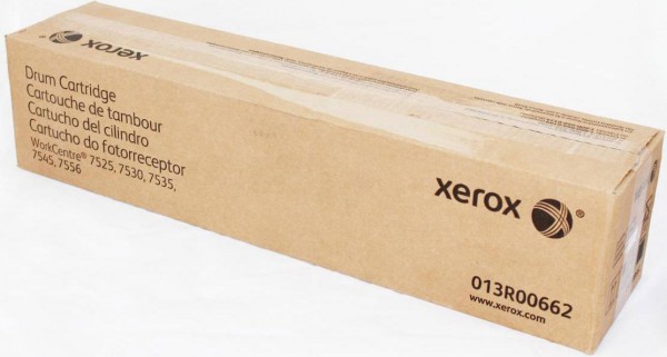 Фотобарабан Xerox 013R00662 оригинальный для Xerox WorkCentre 7525/ 7530/ 7535/ 7545/ 7556/ 7830/ 7835/ 7855, black, 125000 страниц