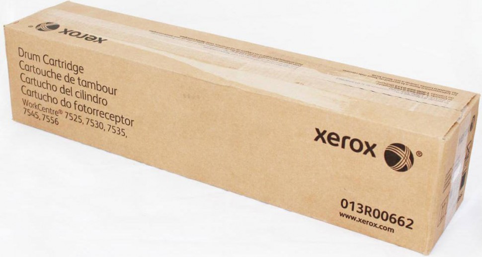 Фотобарабан Xerox 013R00662 оригинальный для Xerox WorkCentre 7525/ 7530/ 7535/ 7545/ 7556/ 7830/ 7835/ 7855, black, увеличенный (125000 страниц)