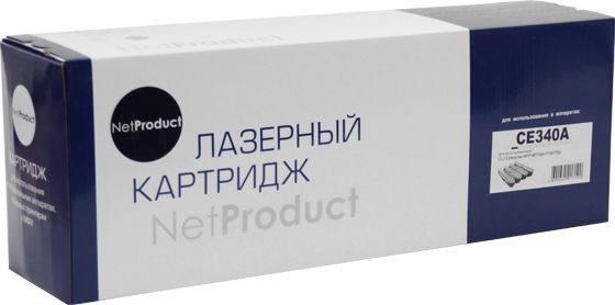 Картридж NetProduct (N-CE340A) для HP CLJ Enterprise MFP M775dn/ 775f/ 775z, №651A, Bk, 13,5K