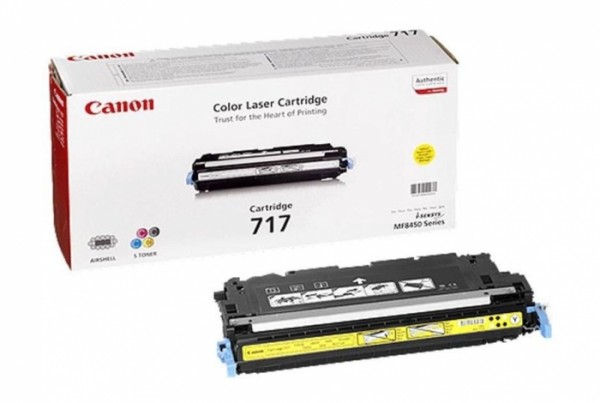 Canon 717Y 2575B002 оригинальный картридж для принтера Canon MF8450, MF9130, MF9170 yellow 4000 страниц