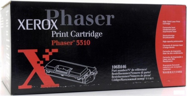 Картридж Xerox 106R00646 оригинальный для Xerox Phaser 3310, black, (6000 страниц)