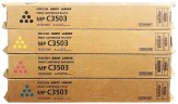 Набор картриджей Ricoh MP C3503 (841817+841820+841819+841818) CMYK оригинальный для Ricoh Aficio MP C3003/ C3503/ C3004/ C3504 черный (29000 стр) цветные (18000 стр) 4шт.