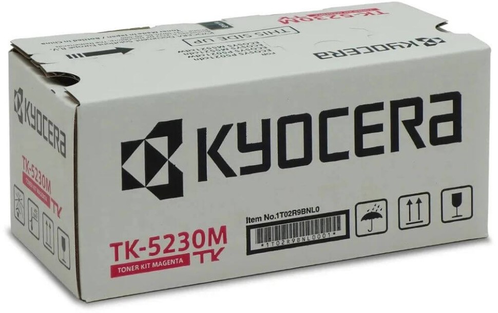 Картридж Kyocera TK-5230M (1T02R9BNL0) Magenta оригинальный для Kyocera ECOSYS P5021cdn/ P5021cdw/ M5521cdn/ M5521cdw, пурпурный, увеличенный, 2200 страниц