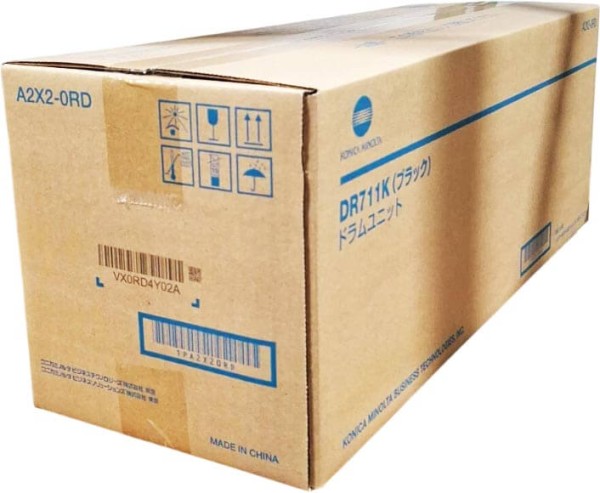Фотобарабан Konica-Minolta DR-711K/ DR711K/ A2X2-0RD/ A2X20RD Black оригинальный для Konica-Minolta bizhub 654/ C654/ C754, чёрный, 300000 стр.