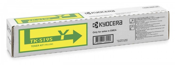 Картридж Kyocera TK-5195Y (1T02R4ANL0) оригинальный для принтера Kyocera TASKalfa 306ci, yellow, 7000 страниц