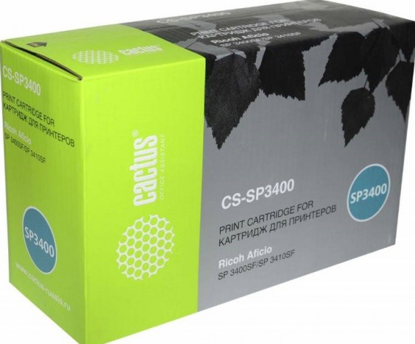 Картридж Cactus 407648 (CS-SP3400) для принтеров Ricoh Aficio SP 3400/ 3410/ 3410dn SP 3510/ 3510dn черный 5000 страниц