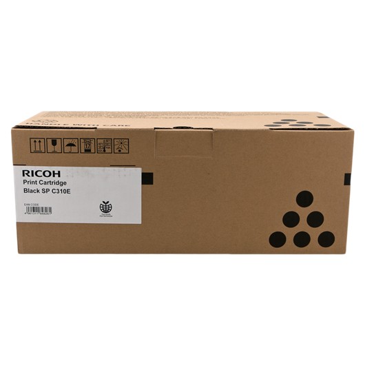Картридж Ricoh SPC310E (407638) оригинальный для Ricoh Aficio SP C231SF/ C232SF/ C231N/ C232DN/ C311N/ C312DN/ C320DN/ C242DN/ C242SF, чёрный, 2500 стр.