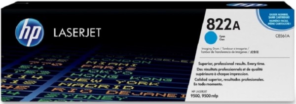 Фотобарабан HP C8561A (822A) оригинальный  для принтера HP Color LaserJet 9500/ 9500n/ 9500gp/ 9500hdn/ 9500mfp Drum Unit cyan, 40000 страниц