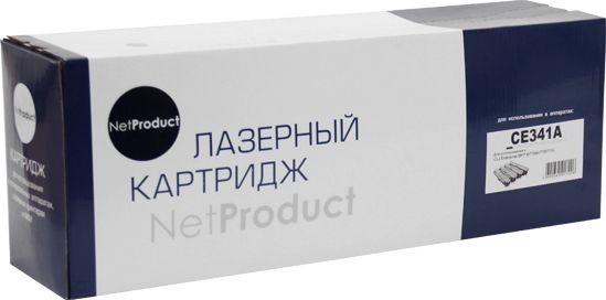 Картридж NetProduct (N-CE341A) для HP CLJ Enterprise MFP M775dn/ 775f/ 775z, № 651A, C, 16K